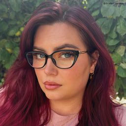 Anna Schwarz Schmetterling Brille8