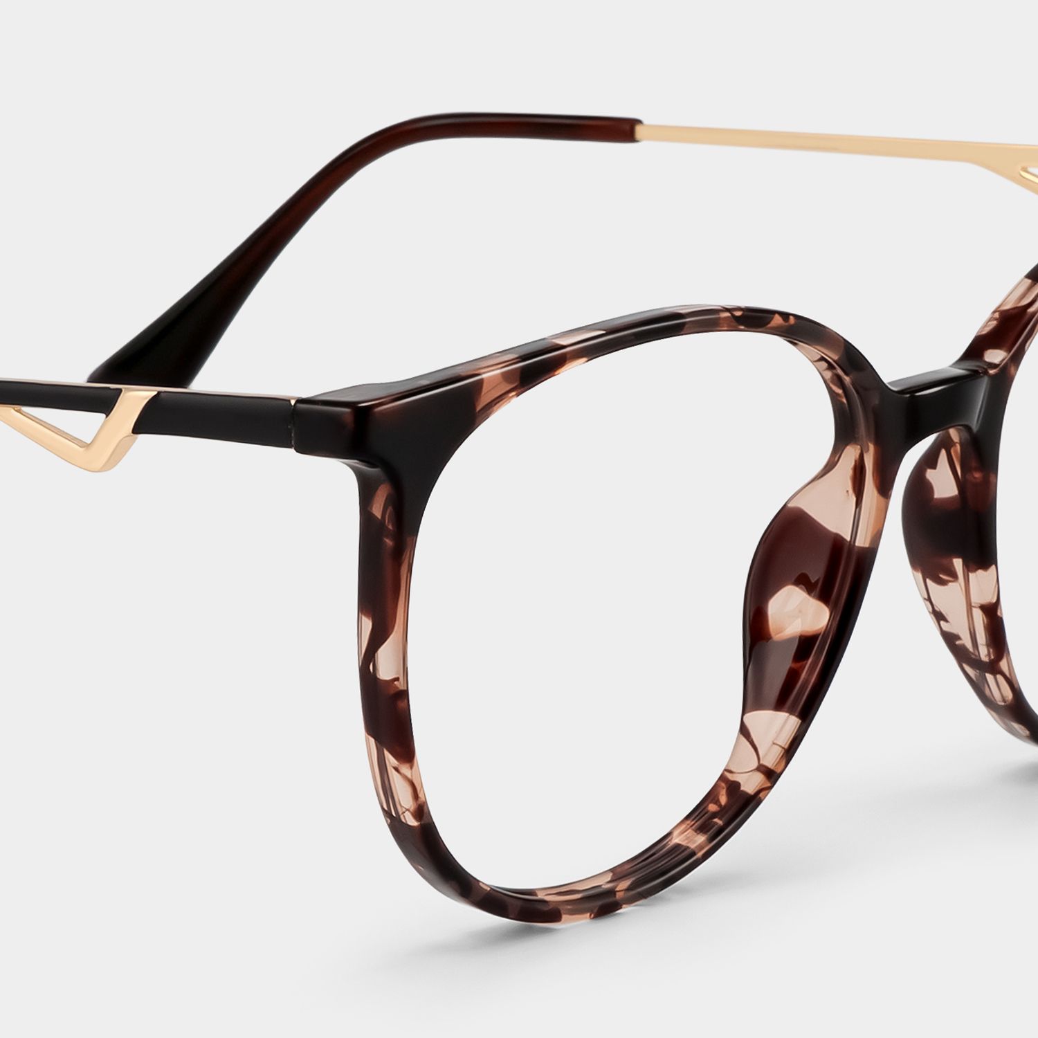 Babbage Schwarz-Tortoise Rund Brille5