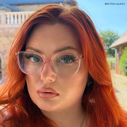 Walden Fleischfarben Rosa Cateye Brille5