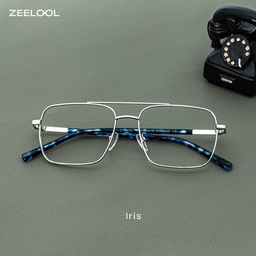 Iris Silber Pilot Brille1