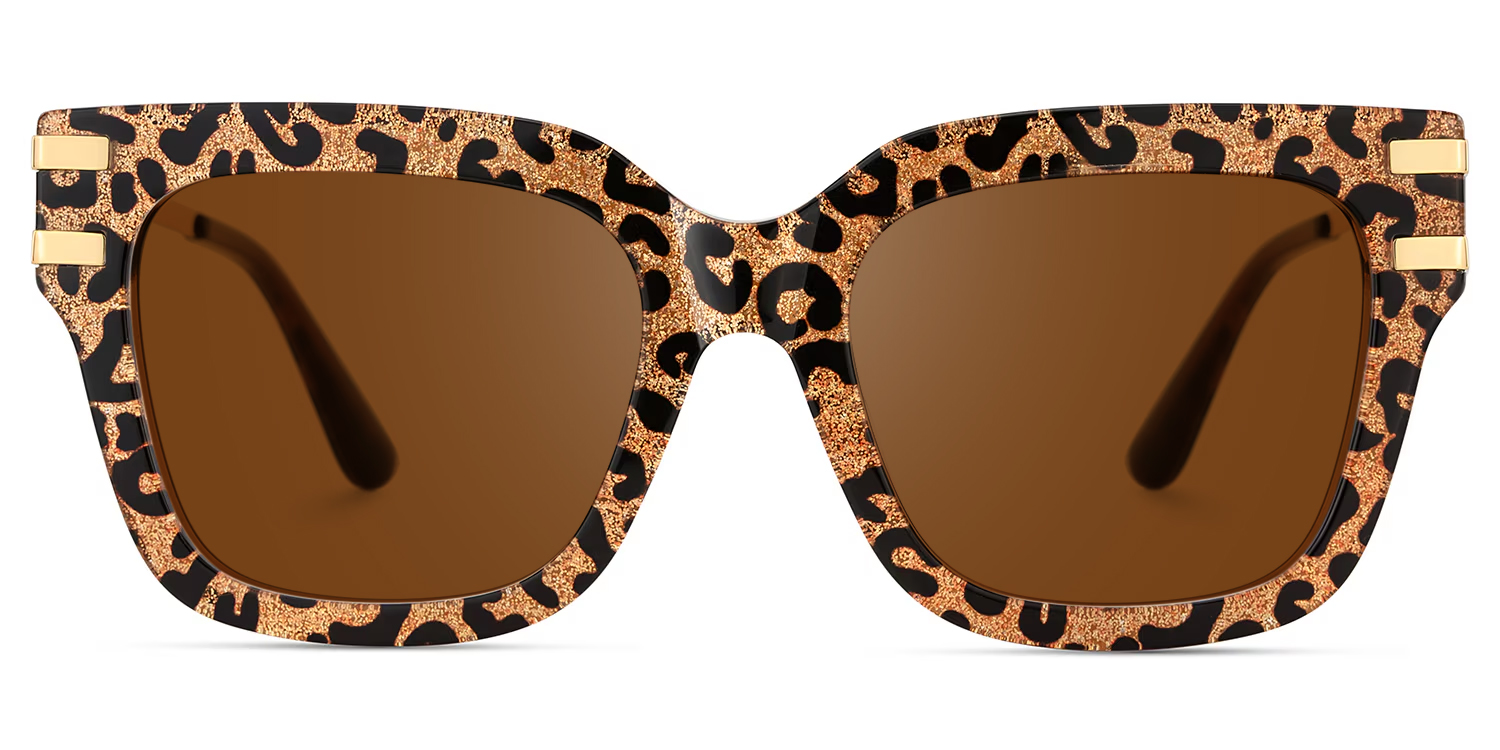Lidia Braun-Leo Quadratisch Brille gutes Bild