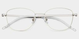 Tianna Weiß Rechteckig Brille3