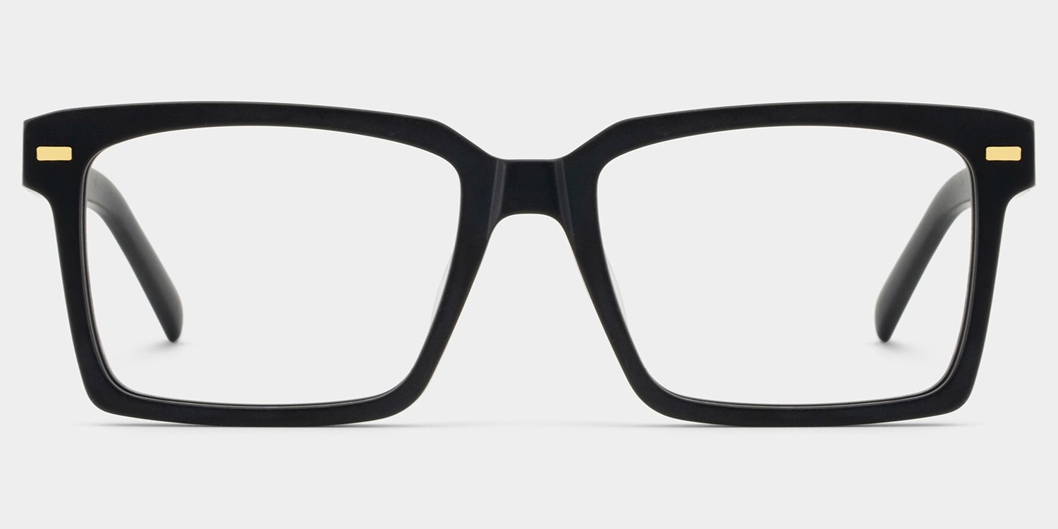 Ragnar Schwarz Rechteckig Brille2