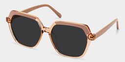 Norah Braun Geometrisch Sonnenbrille2