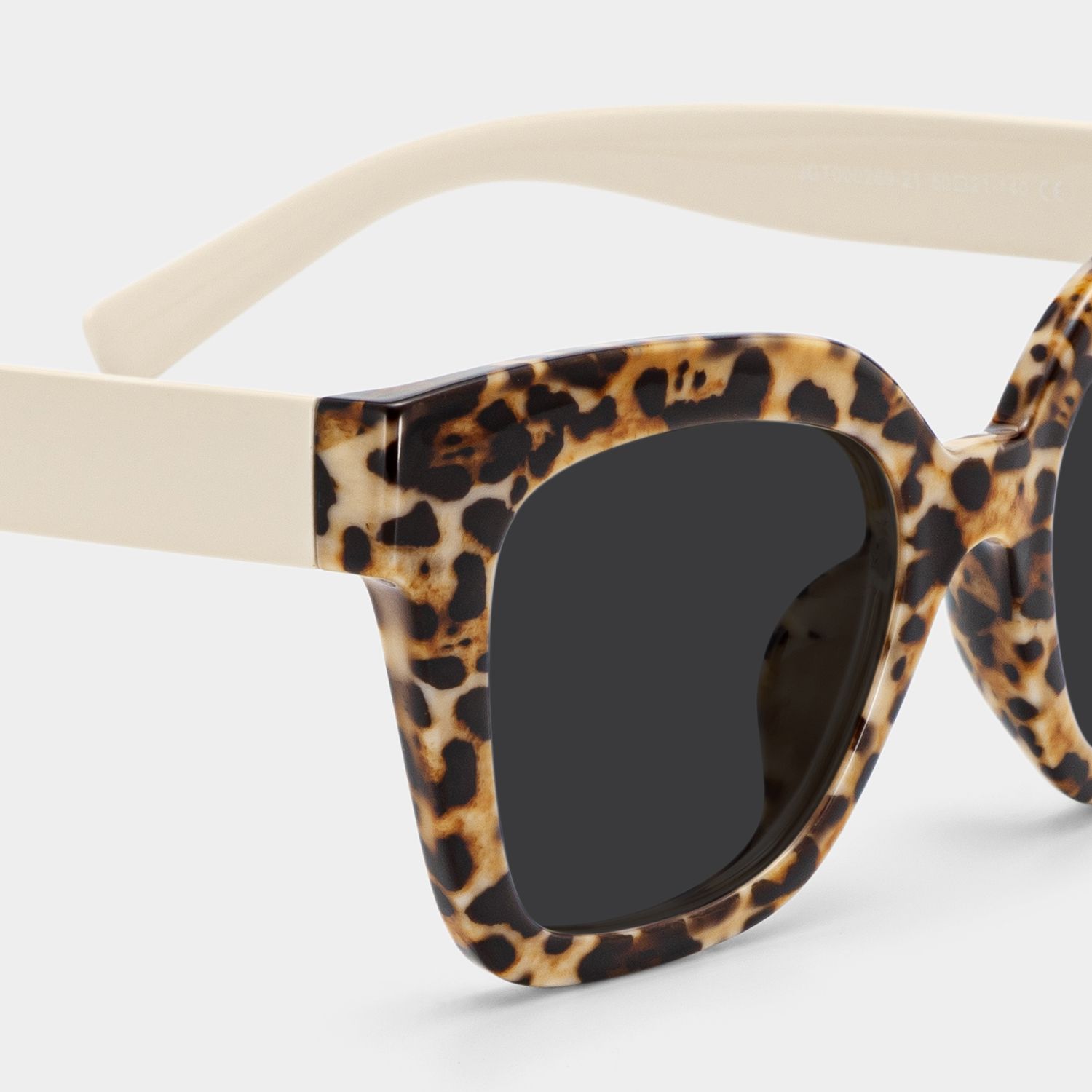 Malcolm Braun Rechteckig Brille4