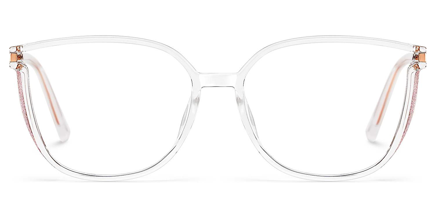 Walden Weiß Cateye Brille gutes Bild
