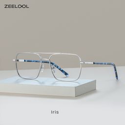 Iris Silber Pilot Brille0