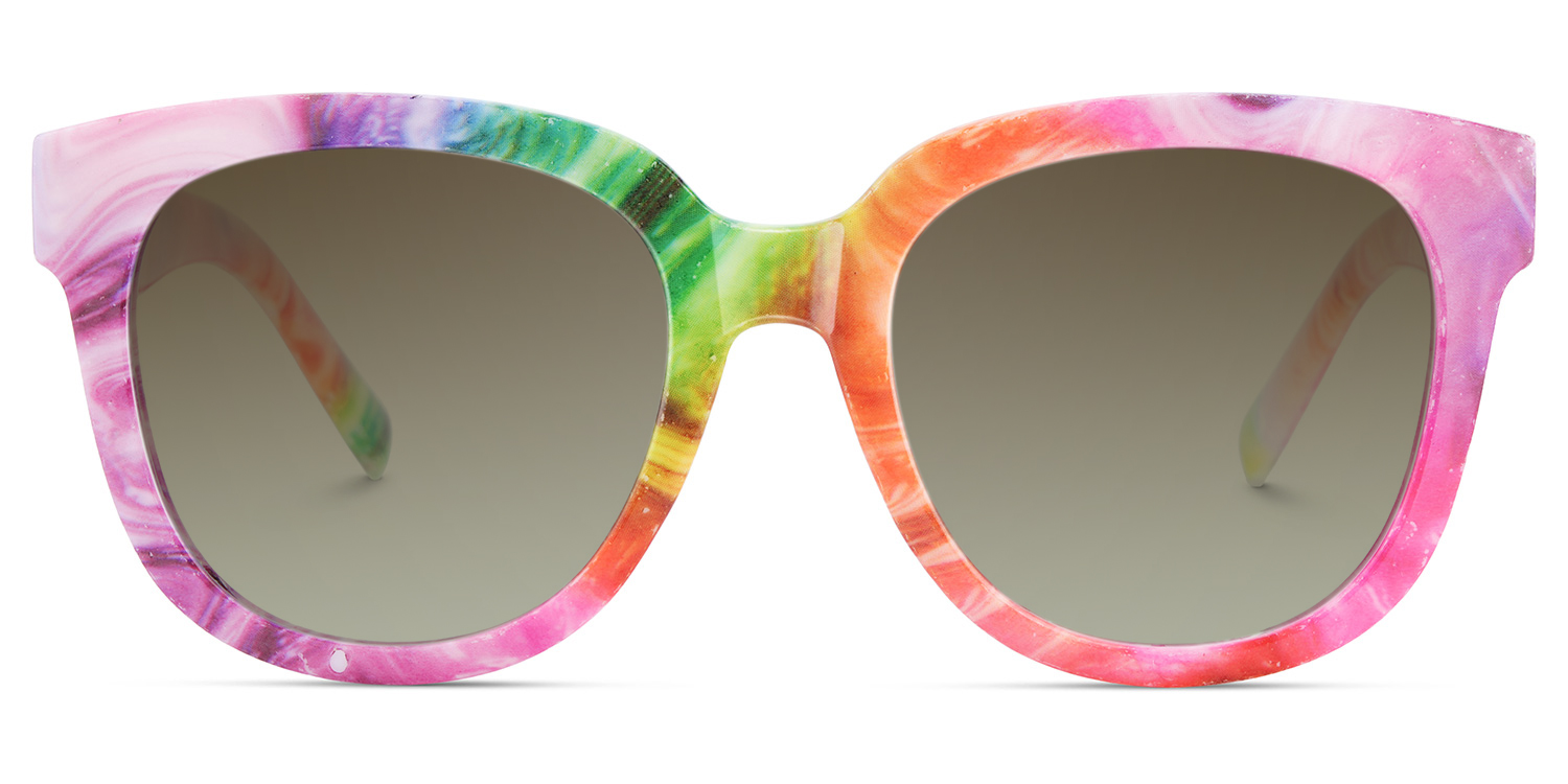 Harrell Bunt Quadratisch Brille gutes Bild