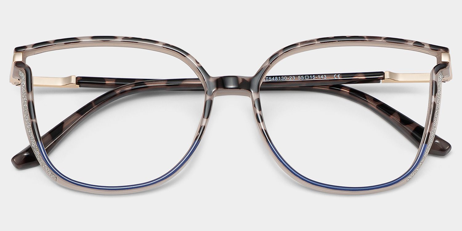 Walden Schwarz-Tortoise Cateye Brille1