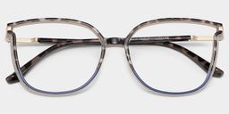 Walden Schwarz-Tortoise Quadratisch Brille1