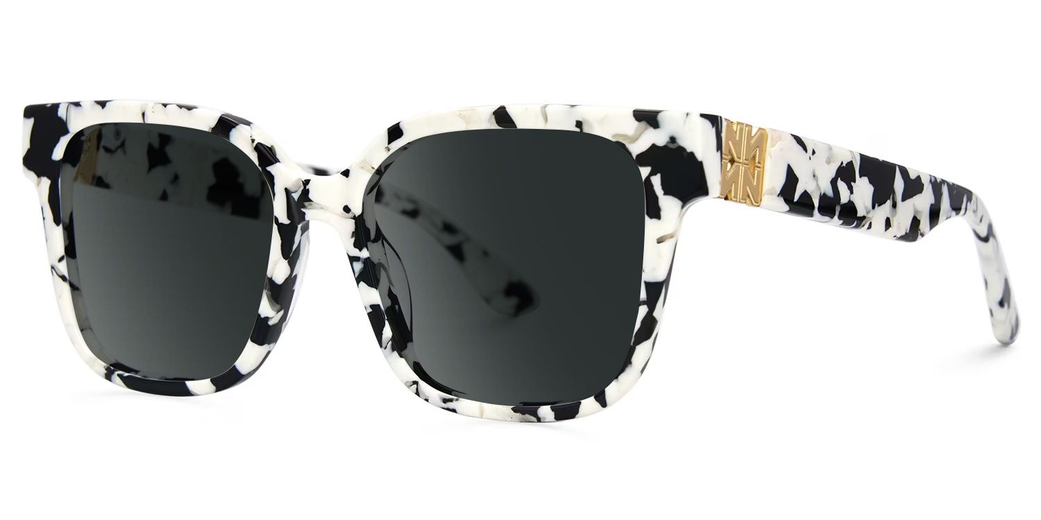 Kerri Square Kuhmuster Sonnenbrillen für Damen und Herren | ZEELOOL1