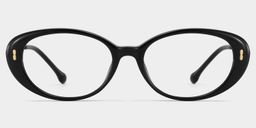 Blaire Schwarz Oval Brille1