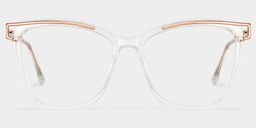Matia Klar Quadratisch Brille0