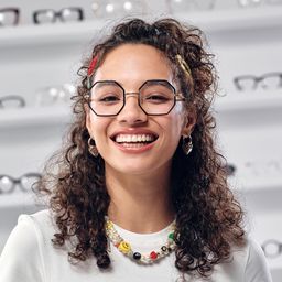 Matrika Schwarz Geometrisch Brille5