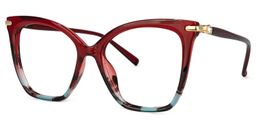 Lamar Rot Schmetterling Brille3
