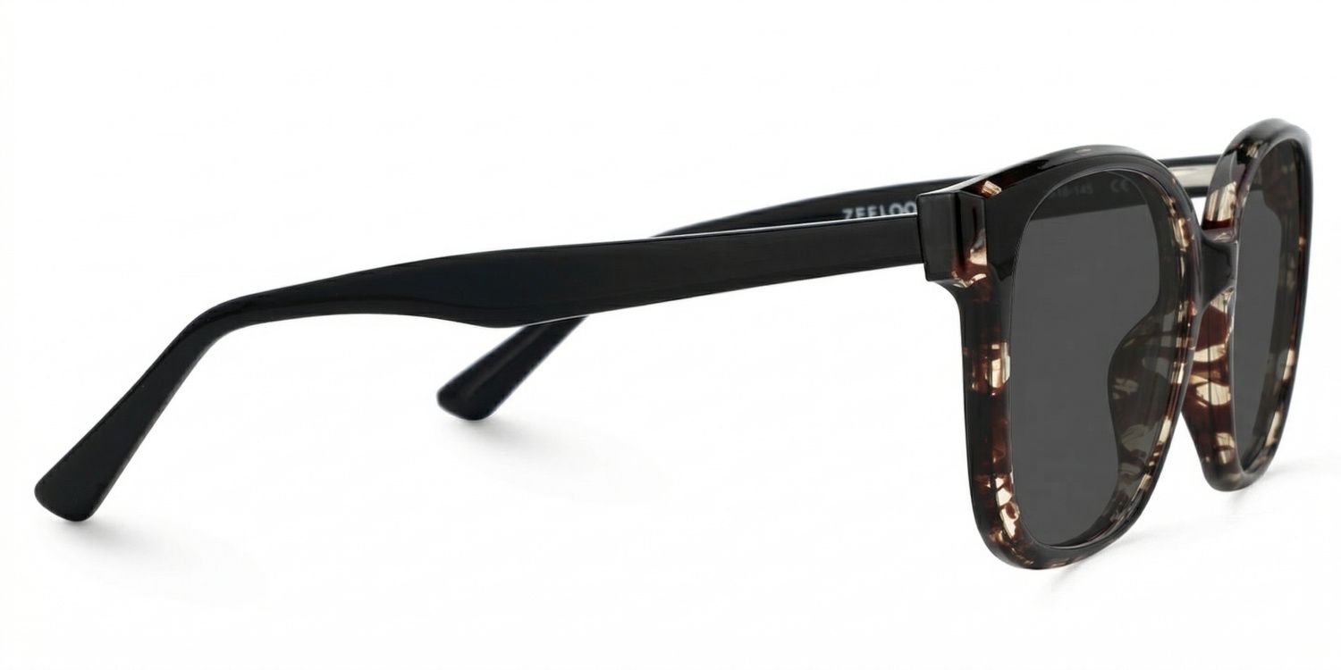 Siner Square Style in Schwarz-Tortoise Sonnenbrille | ZEELOOL3