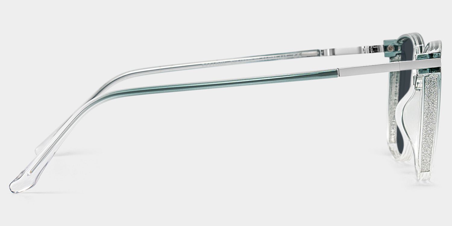 Walden Graugrün Cateye Brille3