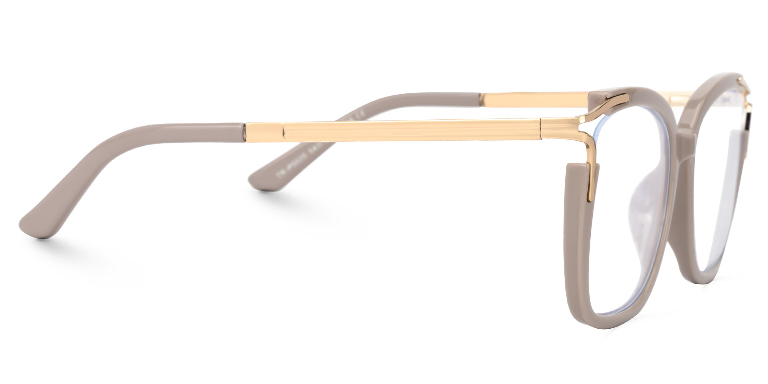 Sidibe Khaki Quadratisch Brille4