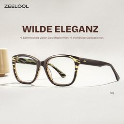 Ivy Braun Quadratisch Brille0