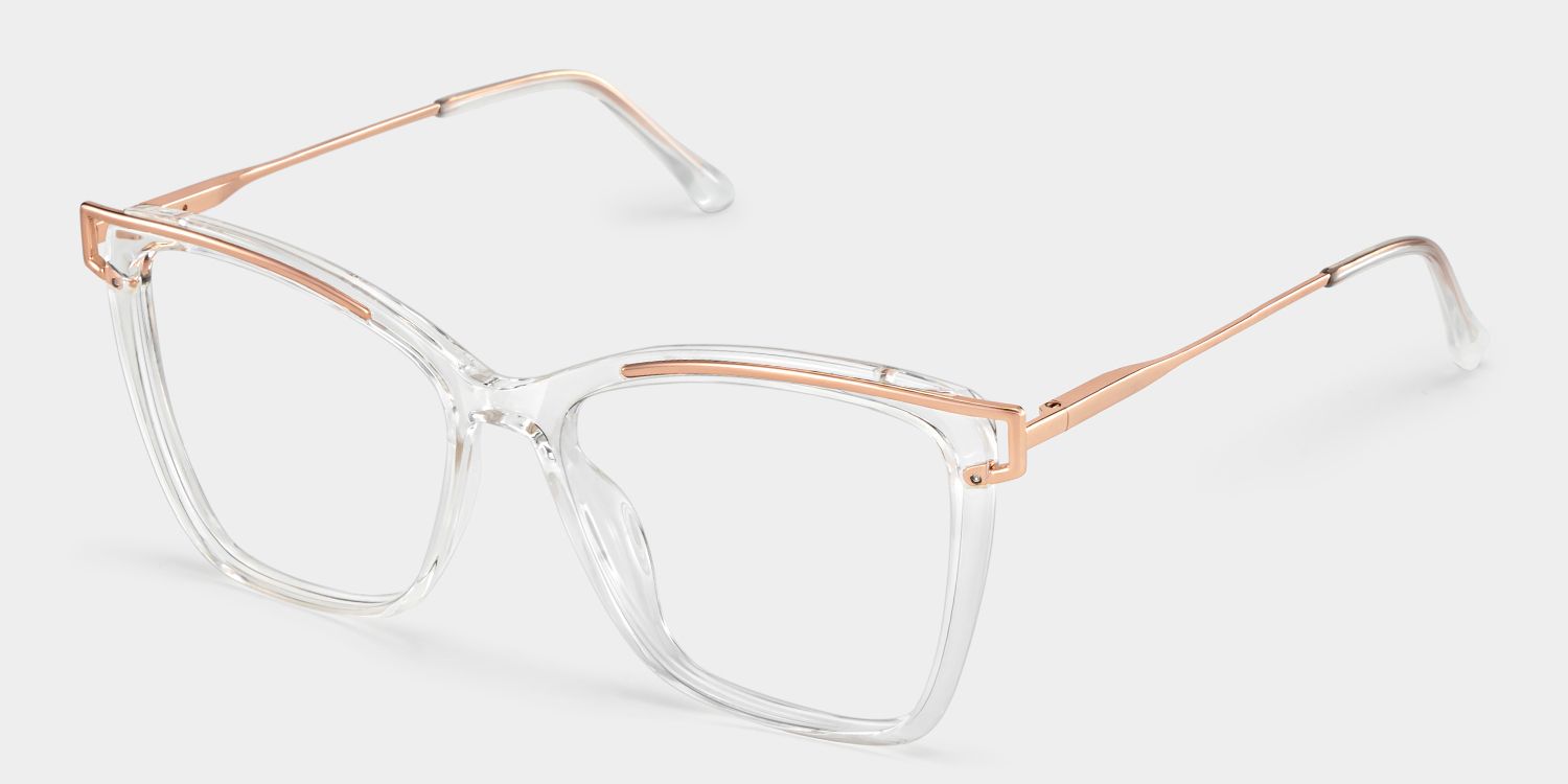 Matia Klar Quadratisch Brille2