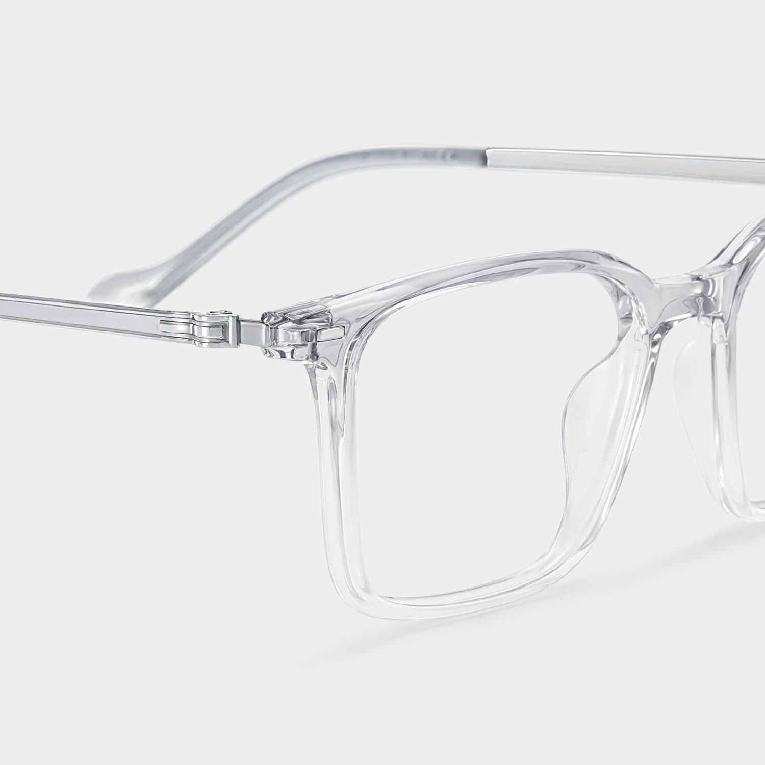 Archer Grau Rechteckig Brille5