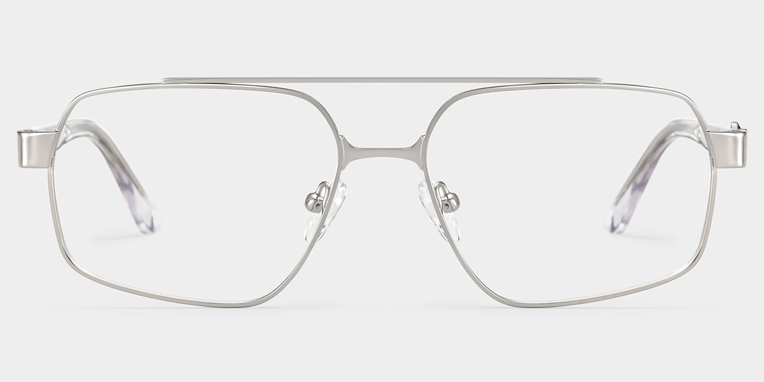 Sterling Silber Pilot Brille