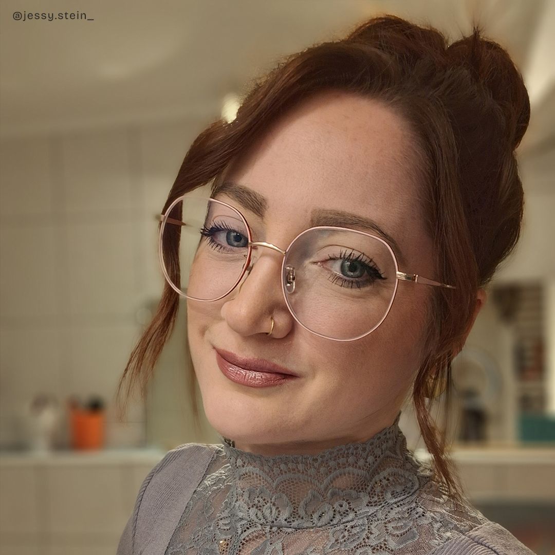 Qusay Rosa Rund Brille7