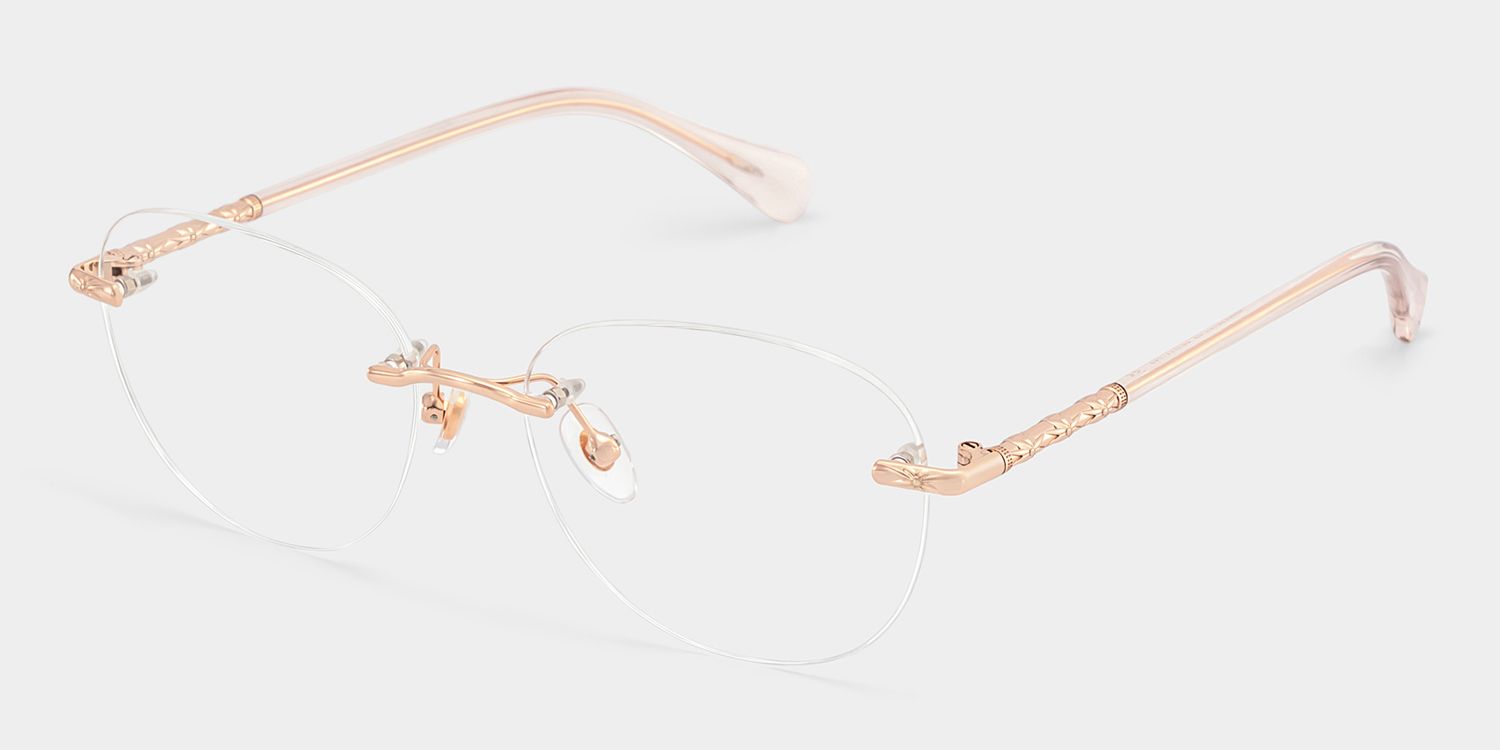 Jennifer Rosa-Gold Rund Brille3