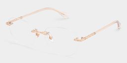 Jennifer Rosa-Gold Rund Brille3