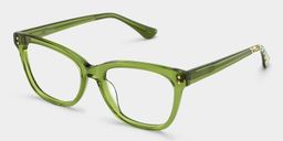 Vivienne Grün Rechteckig Brille6
