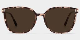 Walden Braun-Tortoise Quadratisch Sonnenbrille0