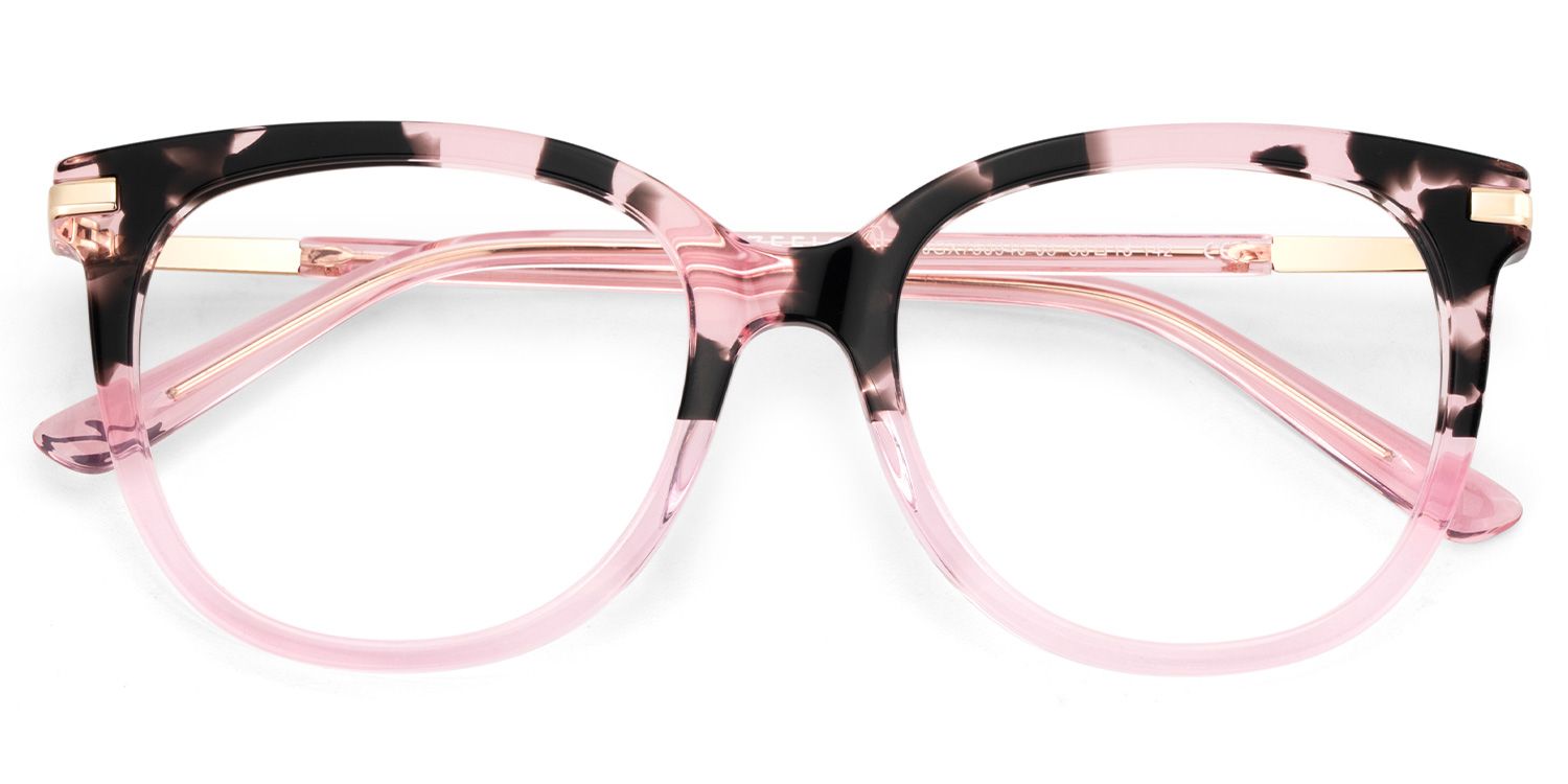 Mailyn Rosa-Tortoise Rund Brille2