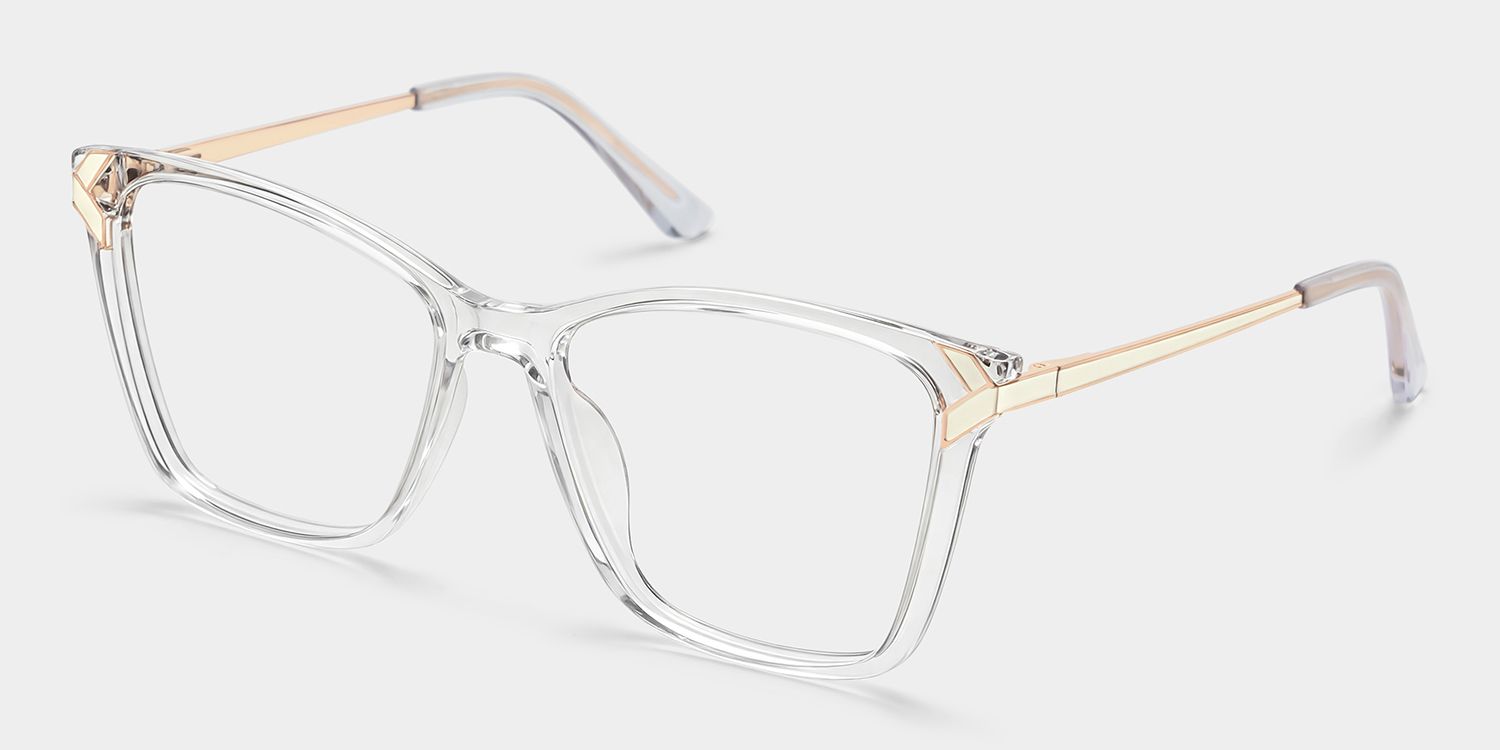 Tricee Klar Quadratisch Brille3