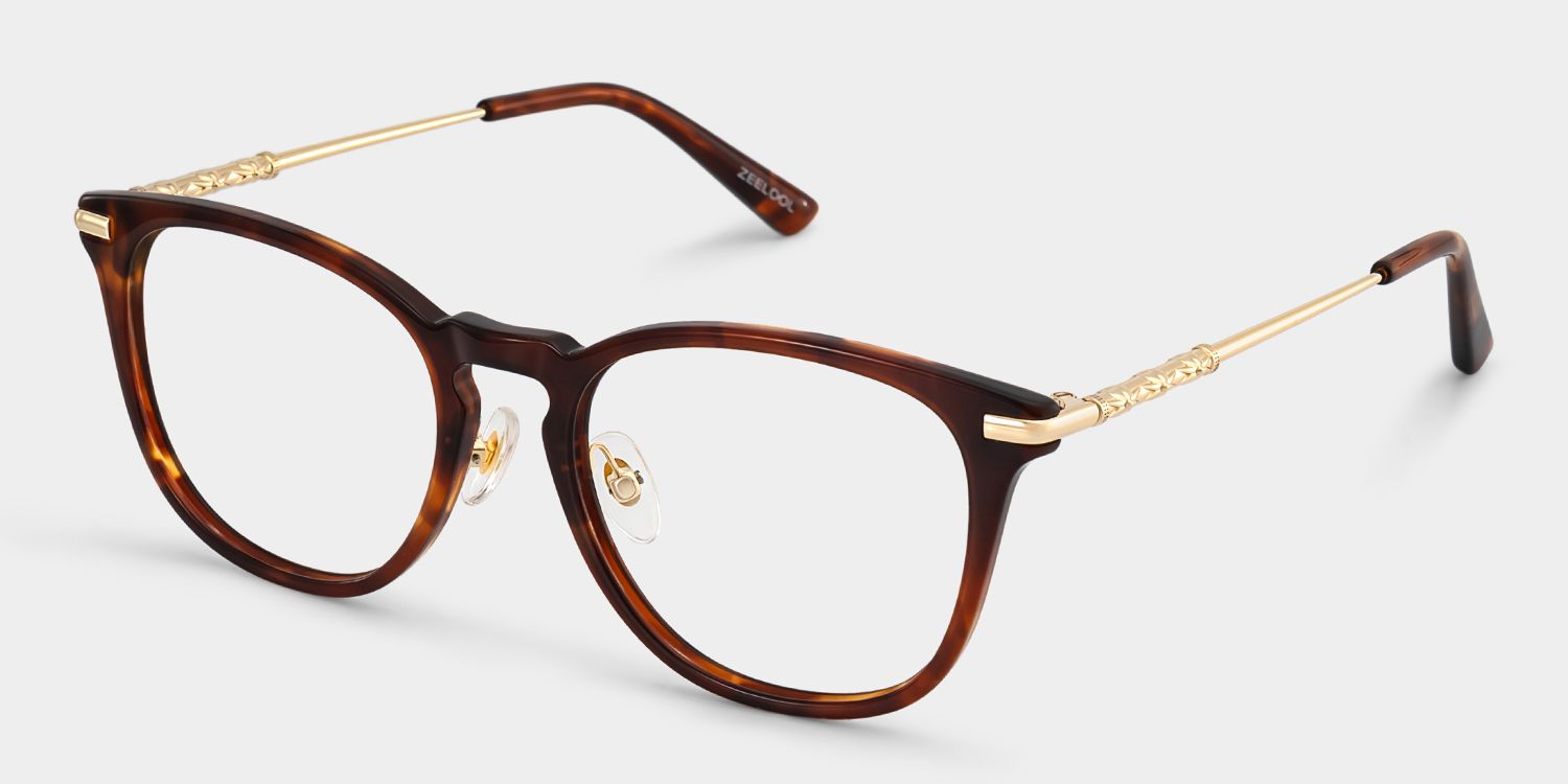 Laura Tortoise Quadratisch Brille5