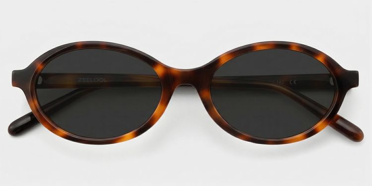 Everly Tortoise Oval Sonnenbrille