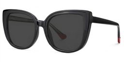 Fenn Schwarz Cateye Sonnenbrille2