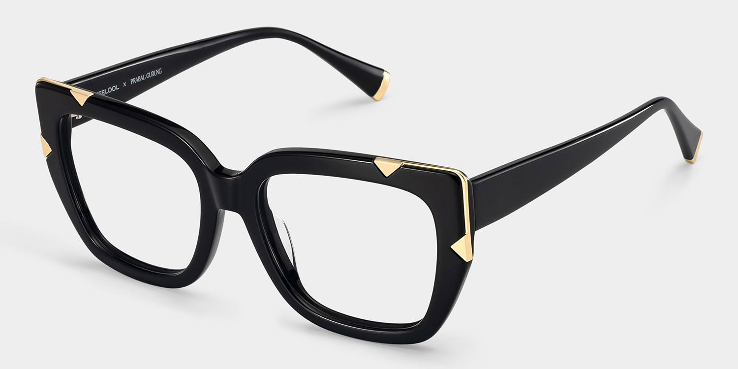 Grace Schwarz Cateye Brille3