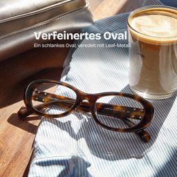Catherine Tortoise Oval Brille2