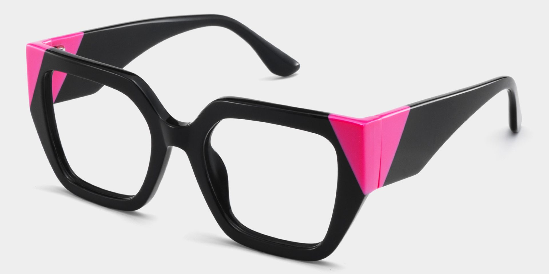 Viva Schwarz Quadratisch Brille4