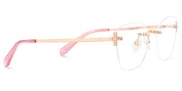 Jaxon Rosa-Gold Rechteckig Brille3