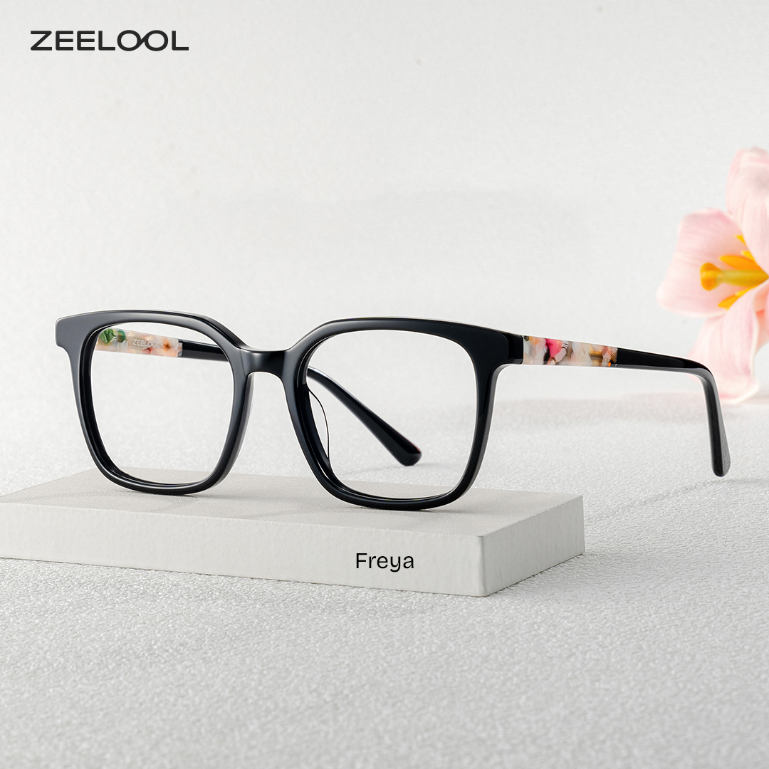 ZEELOOL Freya Schwarz Quadratisch Brille