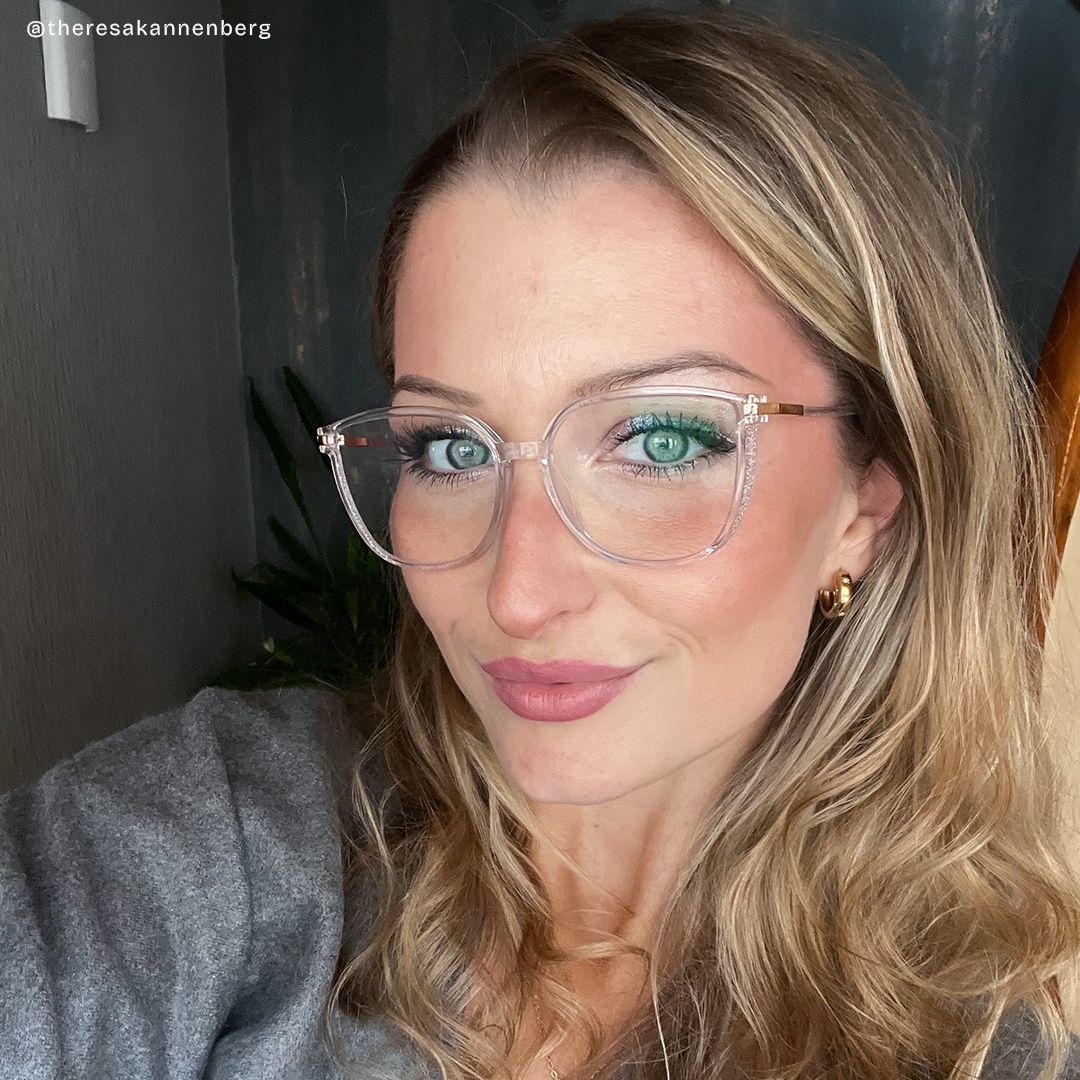 Walden Weiß Cateye Brille11