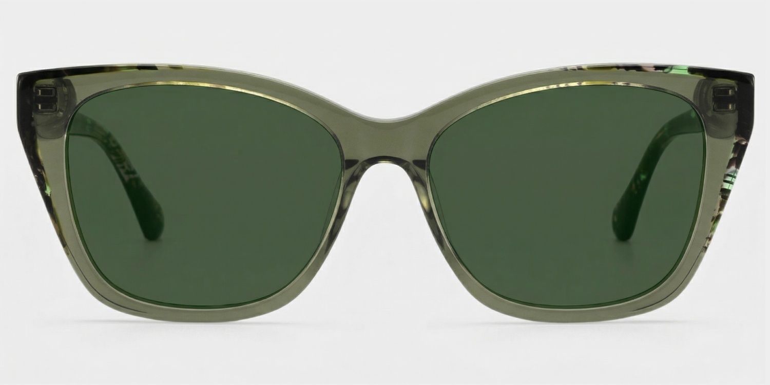 Maple Grün Schmetterling Brille0