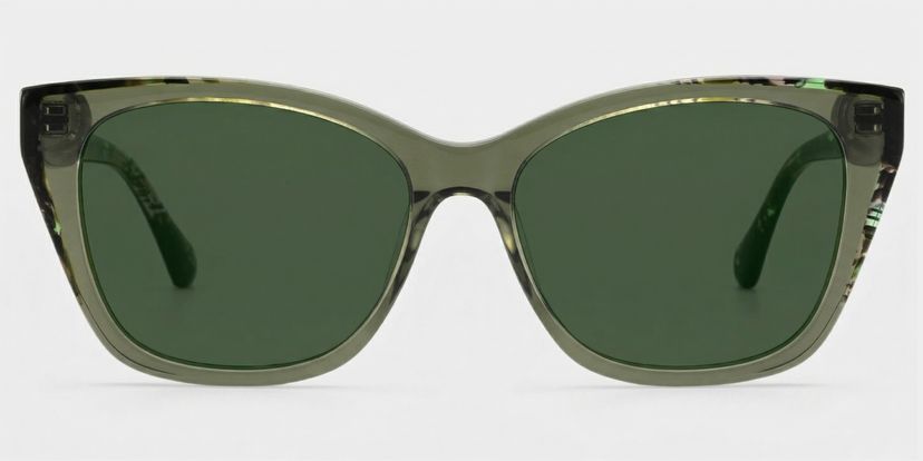 Maple Grün Schmetterling Brille