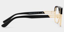 Griff Schwarz Pilot Brille5