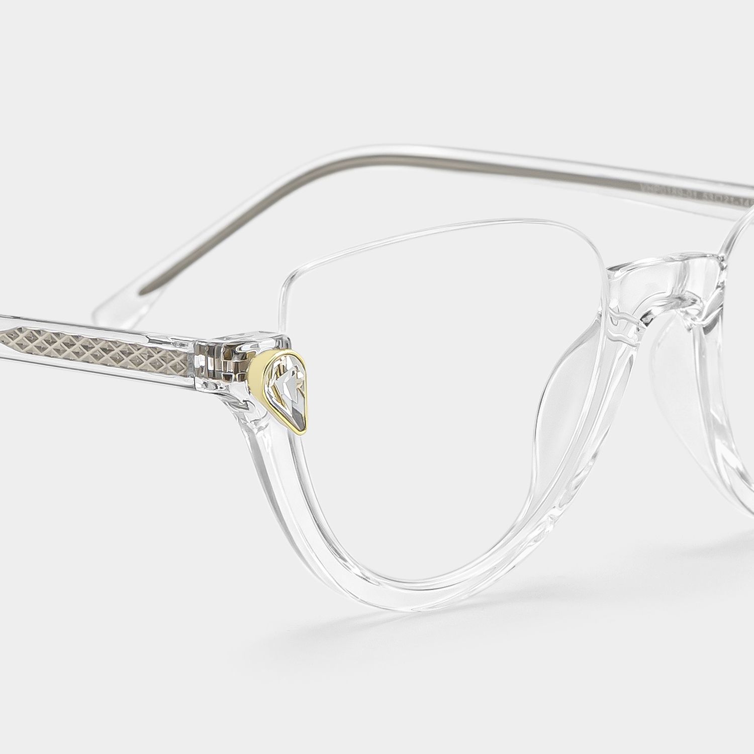 Felicia Klar Cat Eye Brille4