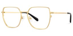 Fife Gold Geometrisch Brille2