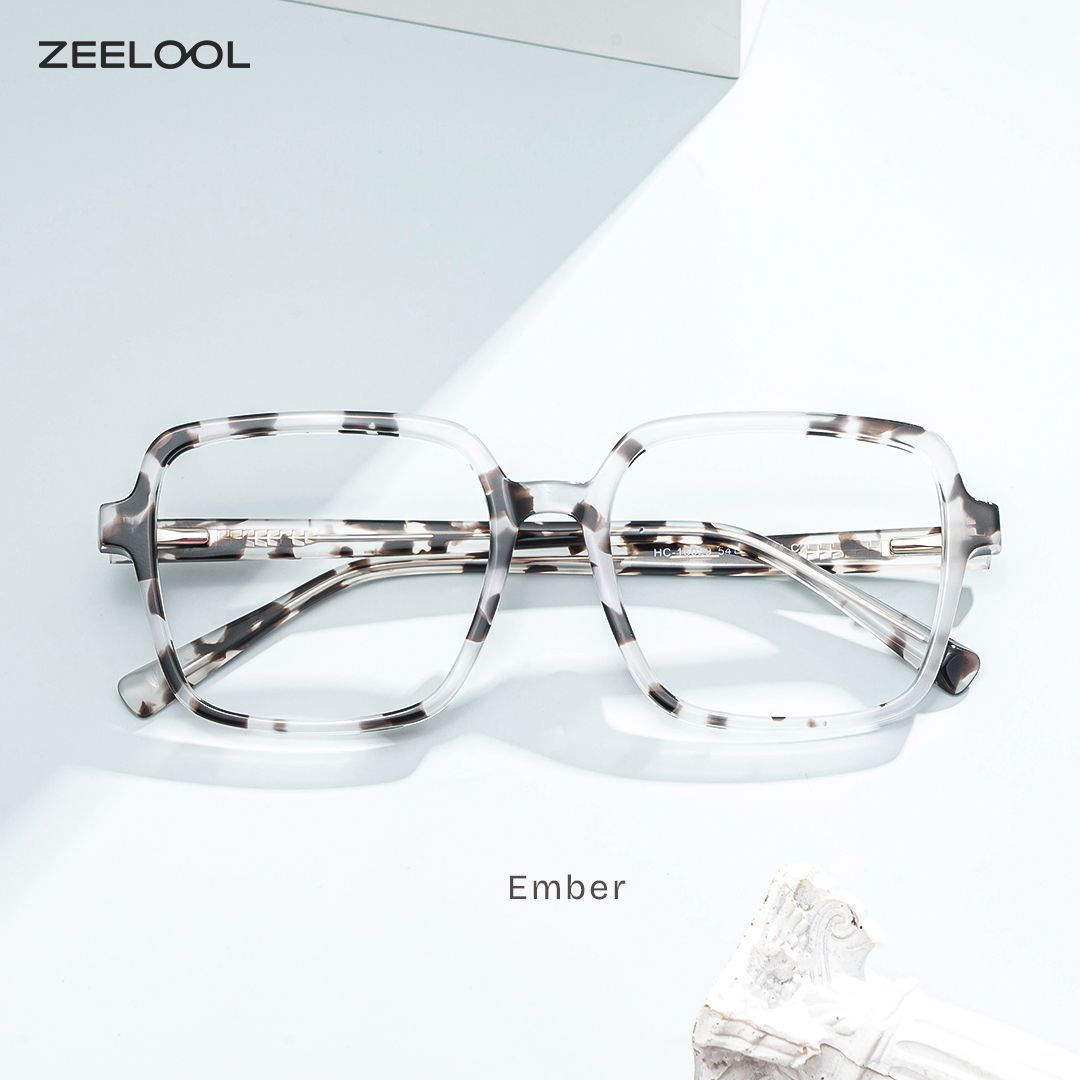Ember Tortoise Quadratisch Acetat Brille1