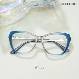 Winda Blau Schmetterling Brille1