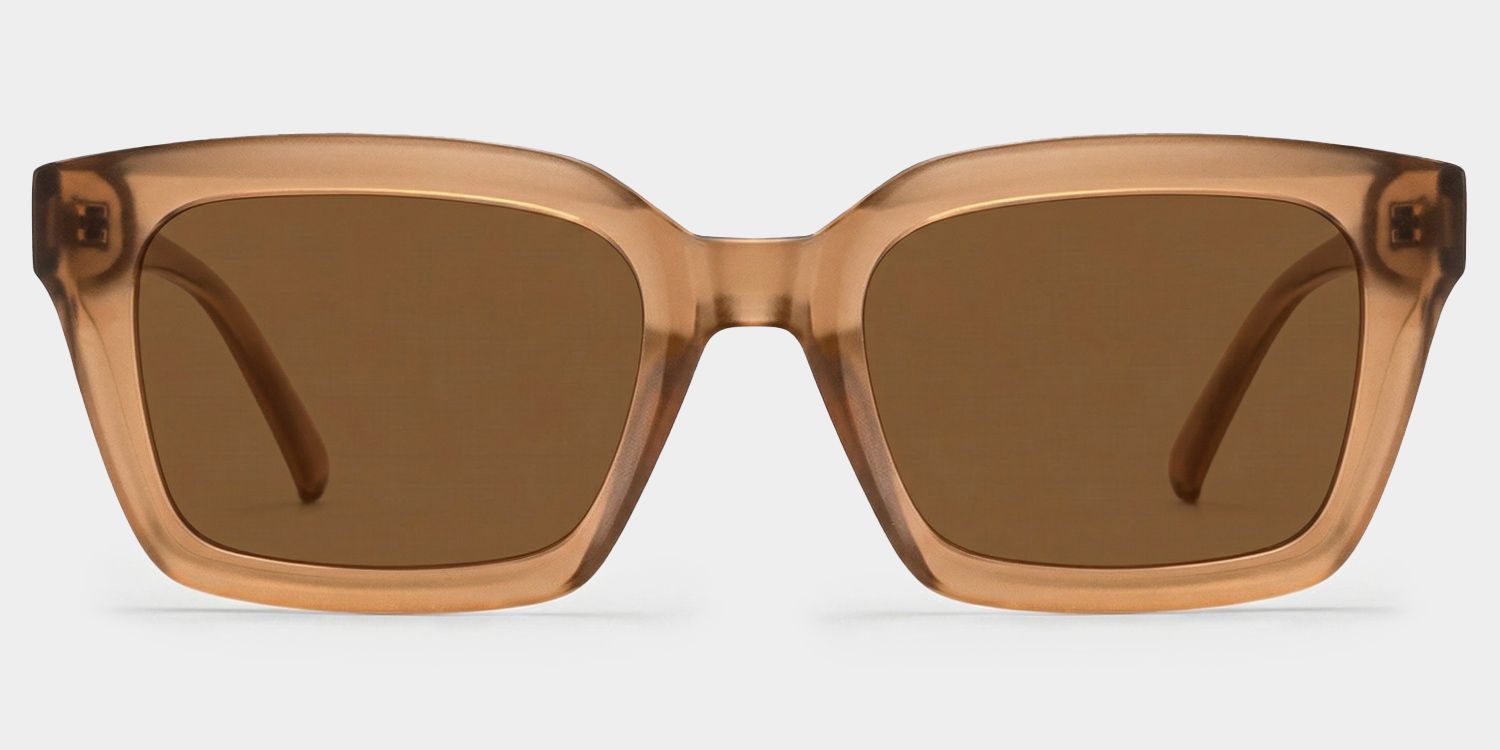 Marley Tr90 Braun Rectangle Sonnenbrille | ZEELOOL0